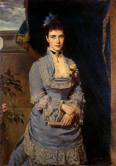 Portrait of Grand Duchess Maria Fiodorovna, Heinrich von Angeli